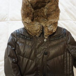 Rudsak Winter Coat Parka Fur Hood WARM! Small